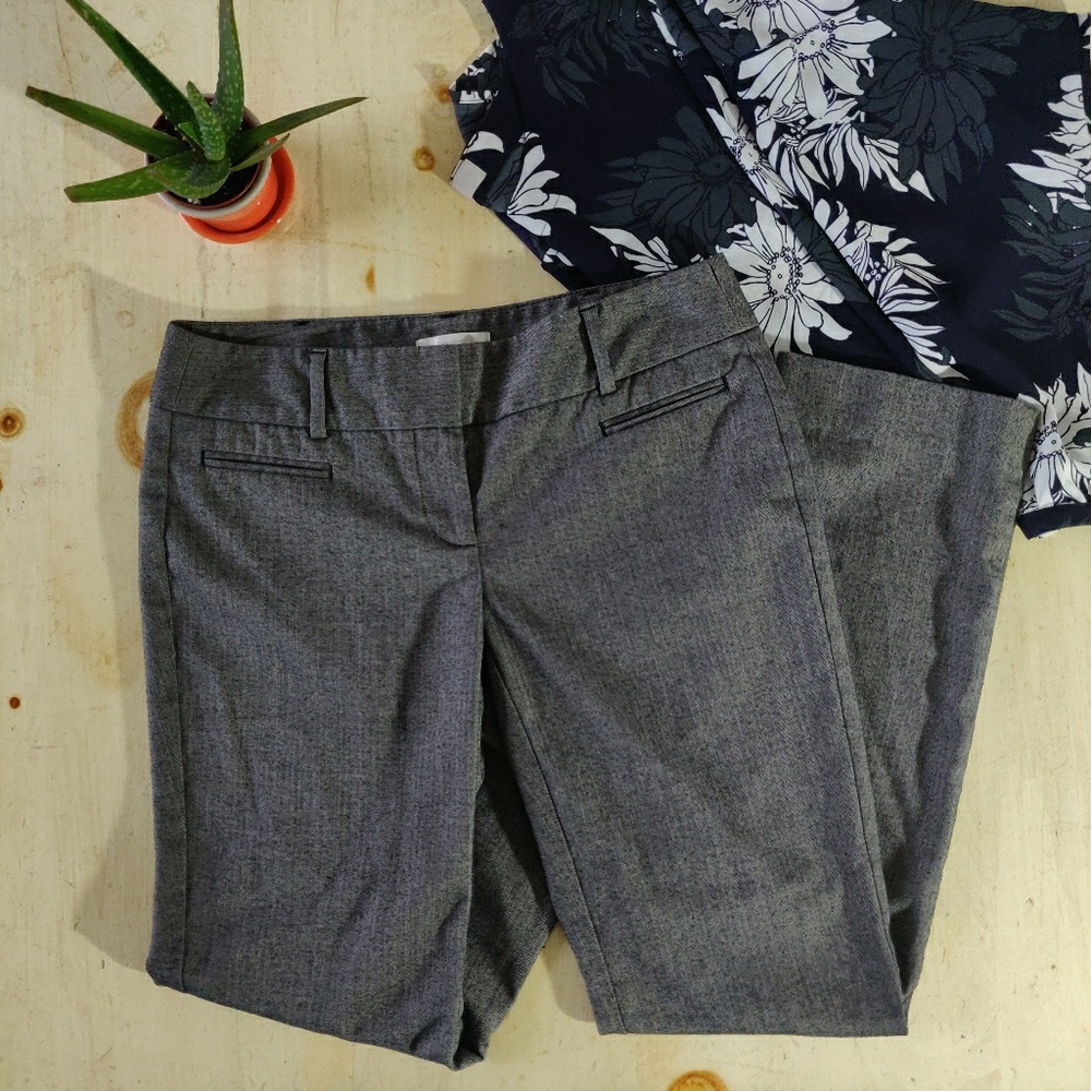 🌸 Ann Taylor Loft dress pants gray textured
